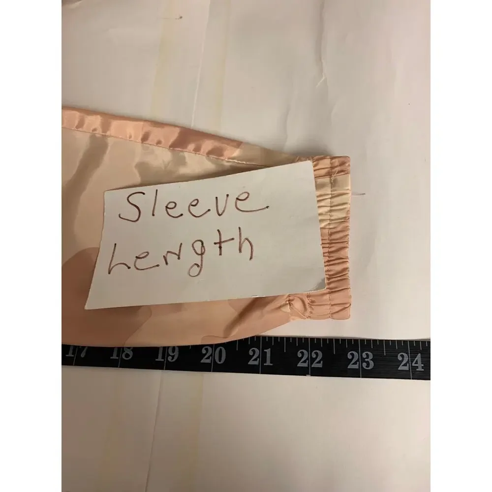 Outer Edge Hooded  Bomber Jacket Pink Fatigue Lightweight Womens SZ M - Picture 5 of 8